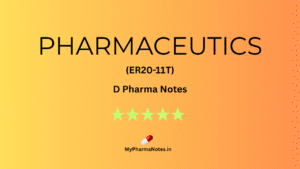 Pharmaceutics Notes by mypharmanotes.in