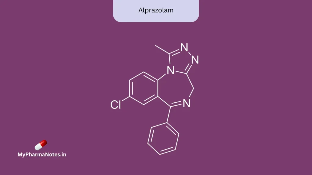 Alprazolam Chemical Structure Alprazolam Chemical Structure