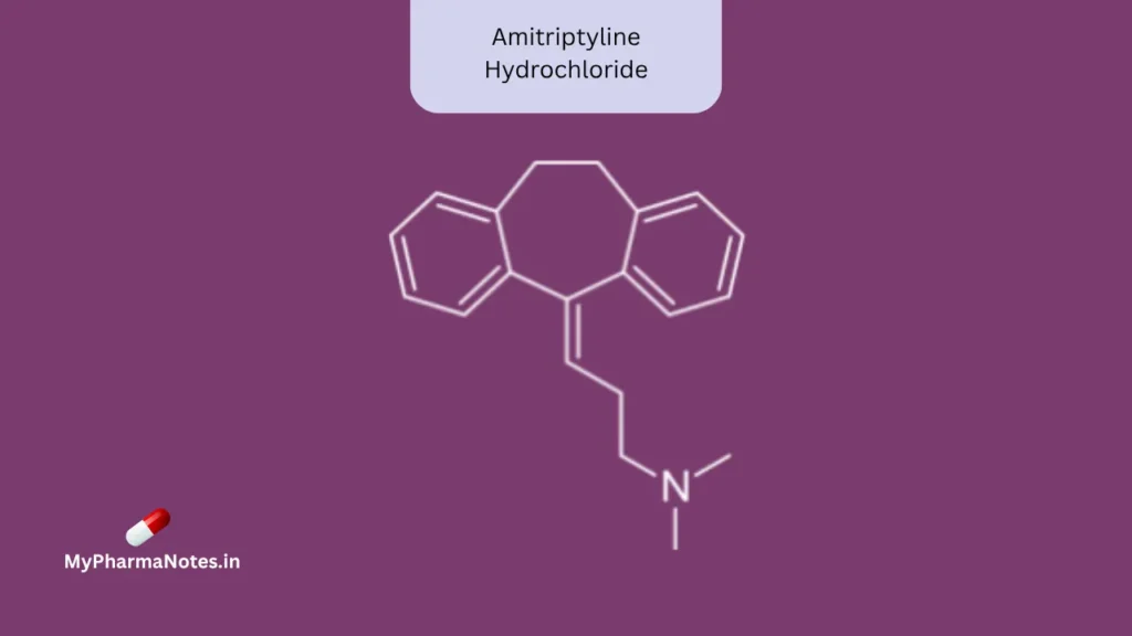 Amitriptyline Hydrochloride Chemical Structure