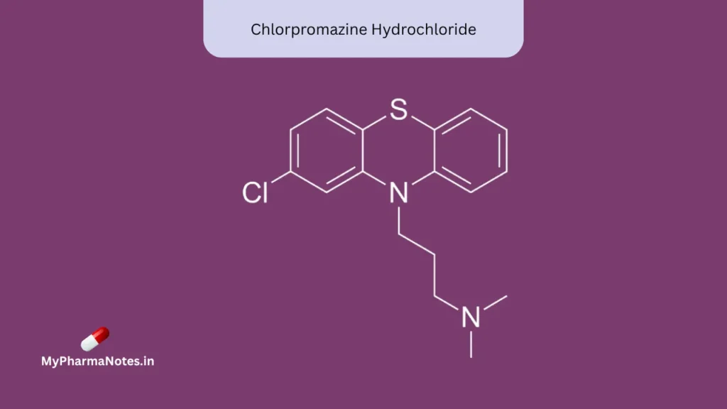 Chlorpromazine Hydrochloride Chemical Structure Chlorpromazine Hydrochloride Chemical Structure
