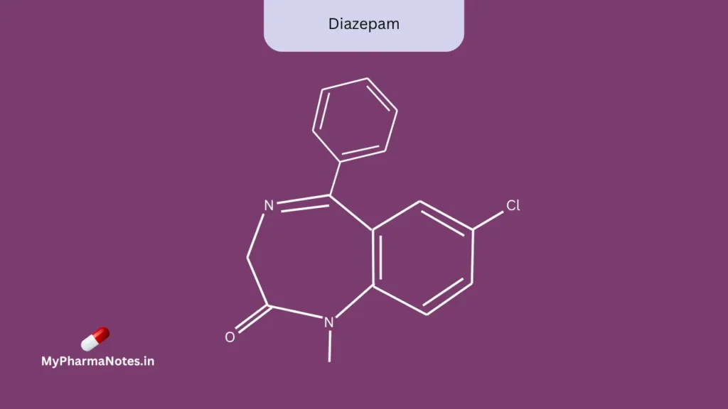 Diazepam Chemical Structure Diazepam Chemical Structure