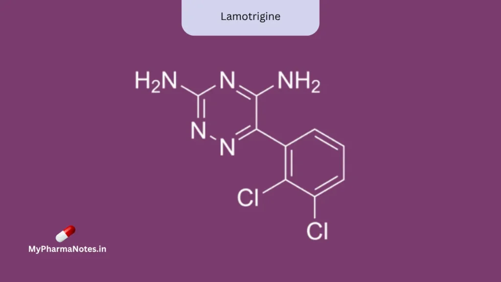 Lamotrigine Chemical Structure Lamotrigine Chemical Structure