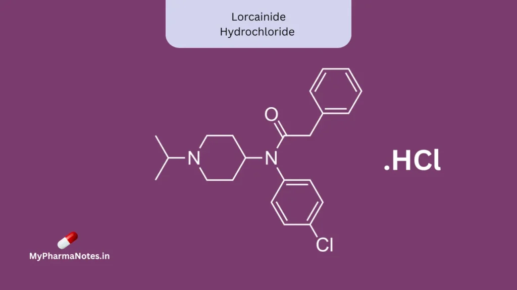 Lorcainide Hydrochloride chemical structure Lorcainide Hydrochloride chemical structure