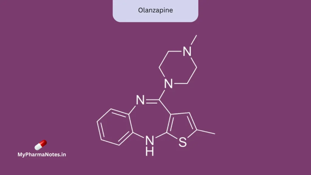Olanzapine Chemical Structure Olanzapine Chemical Structure