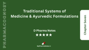 Pharmacognosy Notes Chapter 7 by mypharmanotes.in