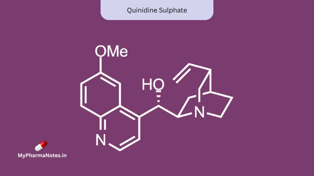Quinidine Sulphate chemical structure Quinidine Sulphate chemical structure