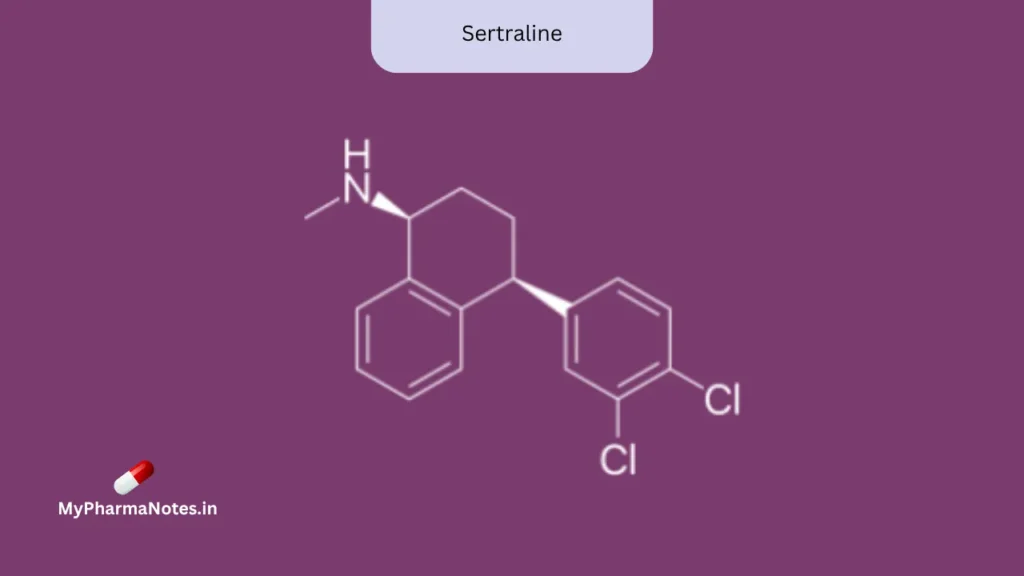 Sertraline Chemical Structure