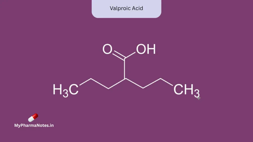 Valproic Acid Chemical Structure Valproic Acid Chemical Structure
