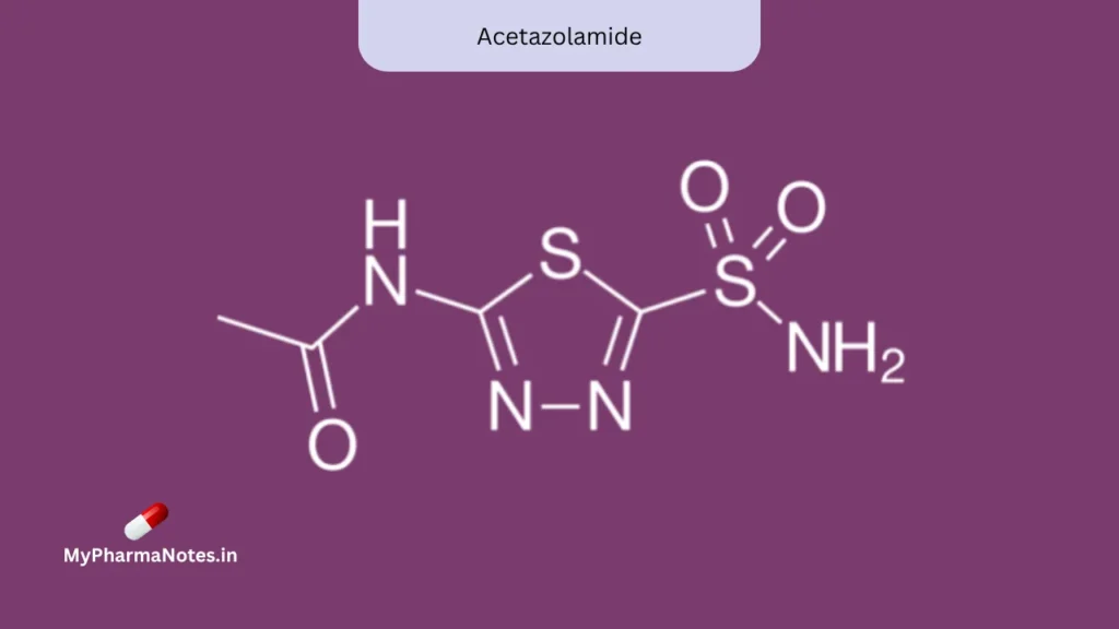 Acetazolamide chemical structure