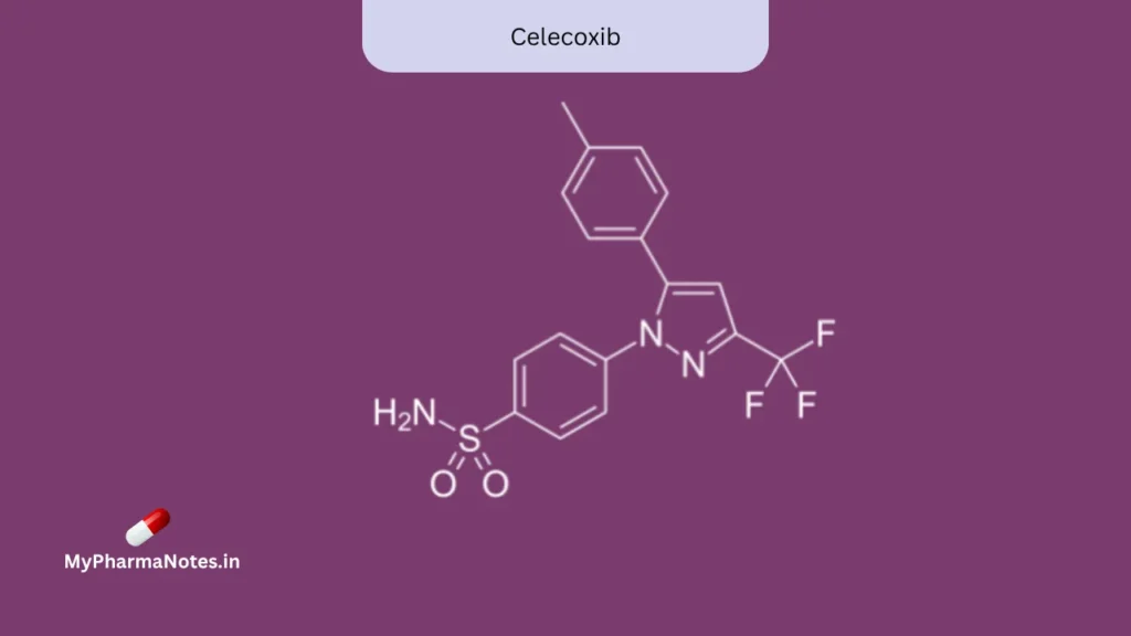 Celecoxib chemical structure Celecoxib chemical structure