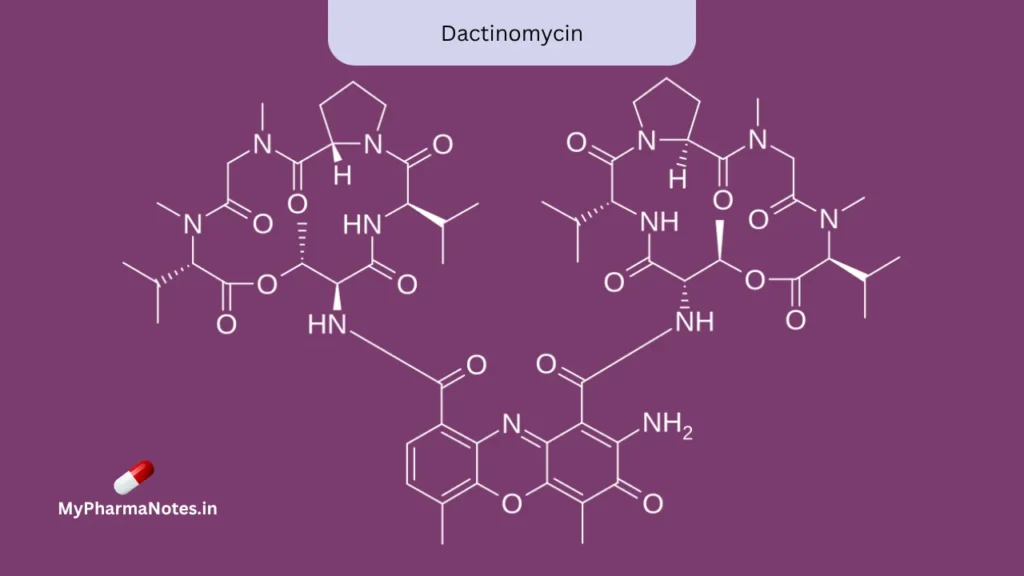 Dactinomycin chemical structure Dactinomycin chemical structure
