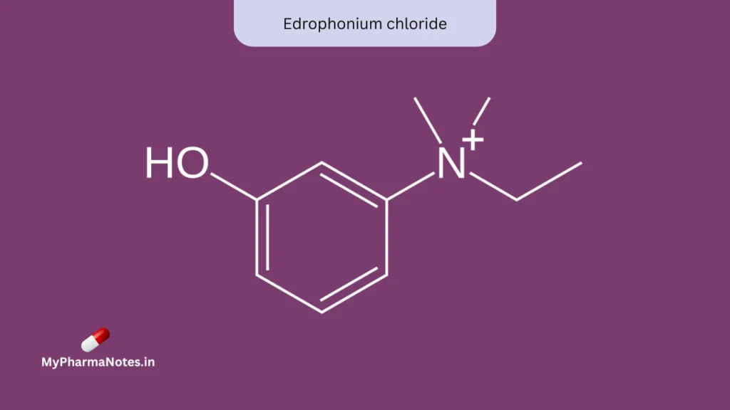 Edrophonium chloride chemical structure Edrophonium chloride chemical structure