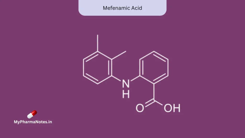 Mefenamic Acid chemical structure Mefenamic Acid chemical structure