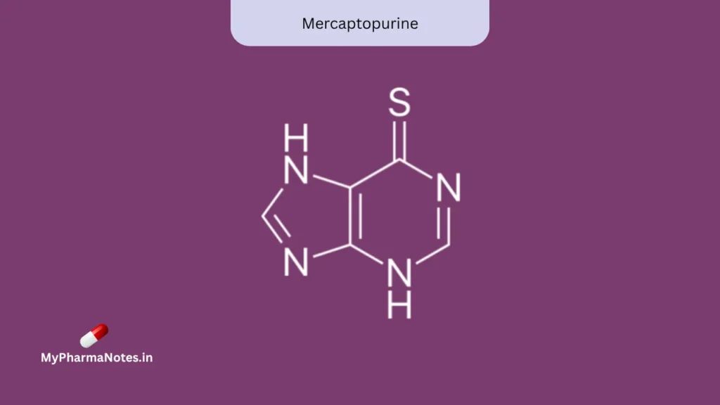 Mercaptopurine chemical structure Mercaptopurine chemical structure