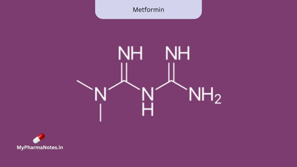 Metformin chemical structure Metformin chemical structure