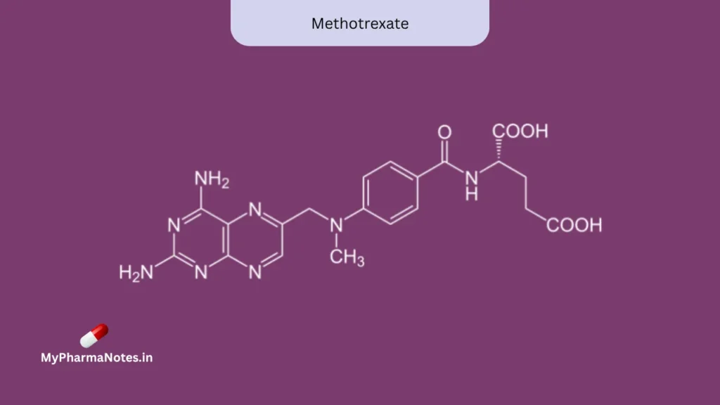 Methotrexate chemical structure Methotrexate chemical structure