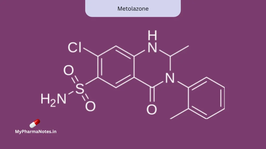 Metolazone chemical structure