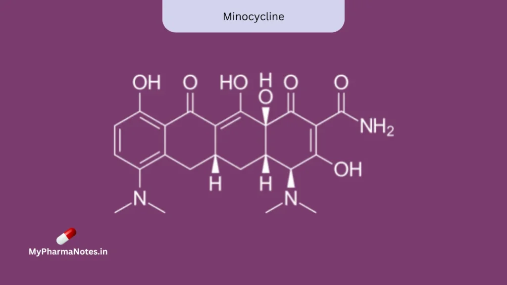 Minocycline chemical structure Minocycline chemical structure