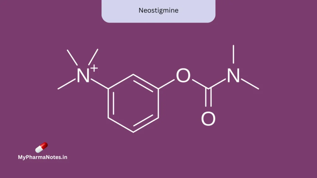 Neostigmine chemical structure Neostigmine chemical structure