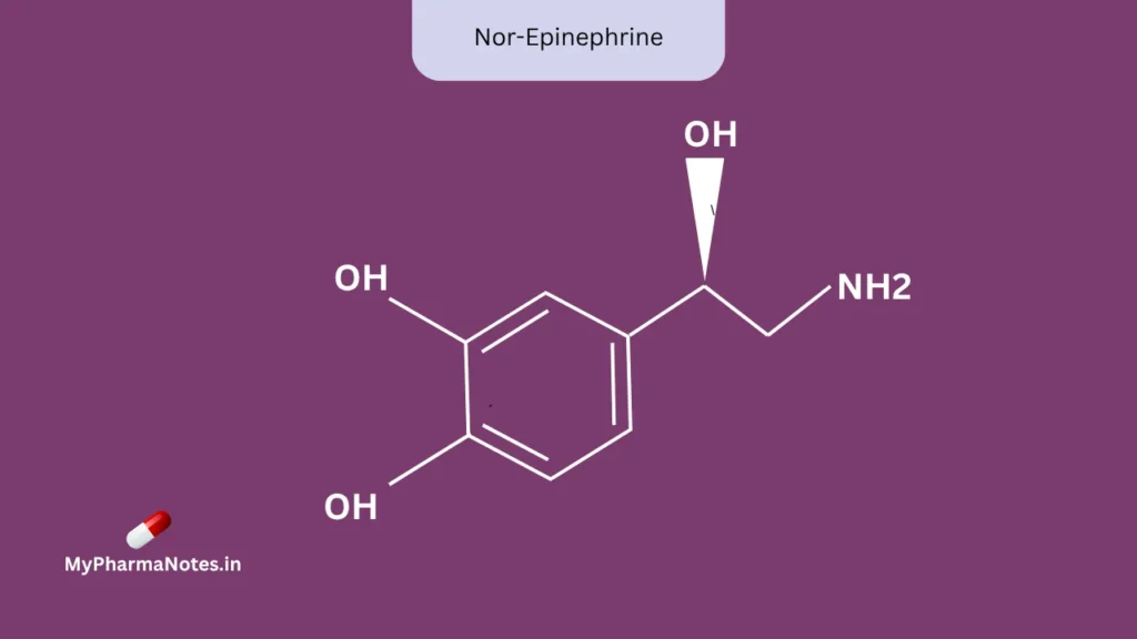 Nor Epinephrine chemical structure Nor-Epinephrine chemical structure
