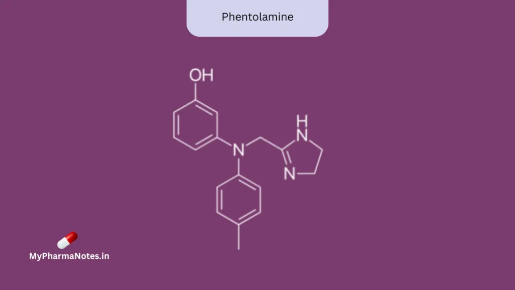Phentolamine chemical structure Phentolamine chemical structure