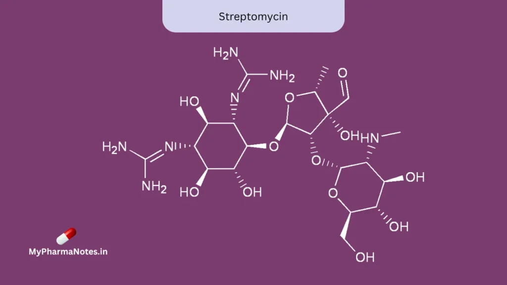 Streptomycin chemical structure Streptomycin chemical structure