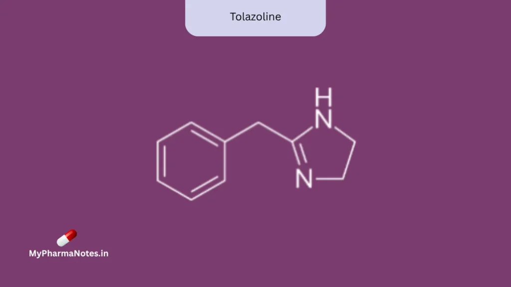 Tolazoline chemical structure Tolazoline chemical structure