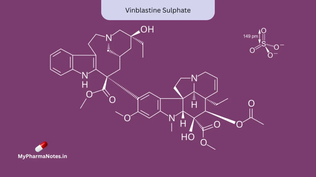 Vinblastine Sulphate chemical structure Vinblastine Sulphate chemical structure