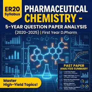 dpharm 1st year Pharmaceutical Chemistry paper analysis