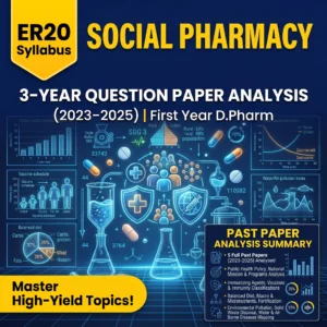 dpharm 1st year Social Pharmacy paper analysis