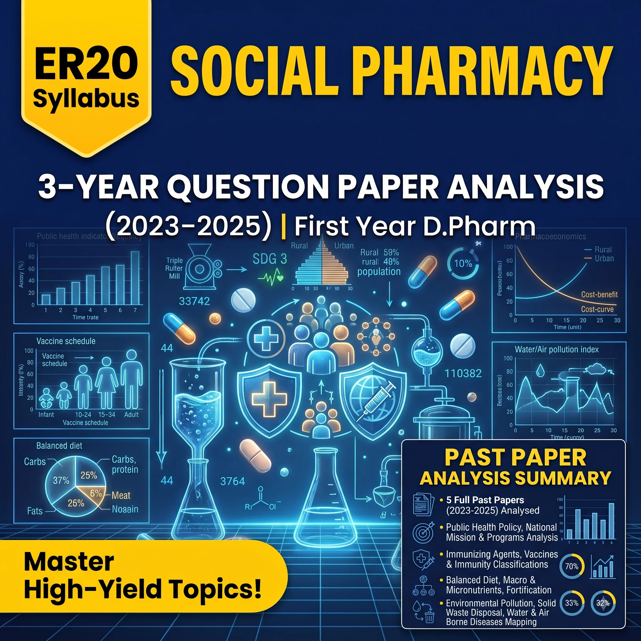 dpharm 1st year Social Pharmacy paper analysis